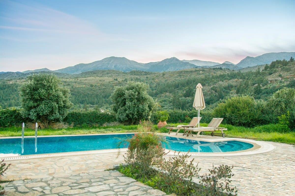 Chania Secluded Gem - Kallithea Private Pool Villa Pemonia Luaran gambar