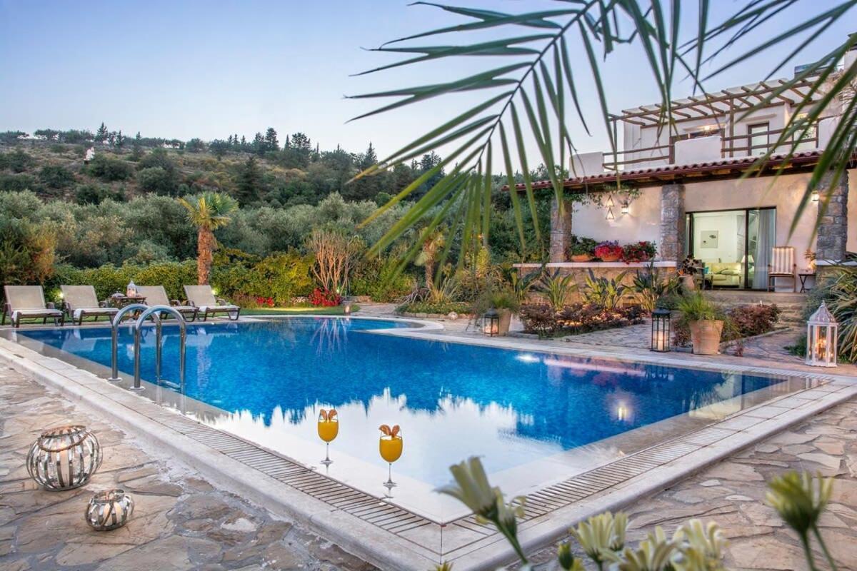 Chania Secluded Gem - Kallithea Private Pool Villa Pemonia Luaran gambar